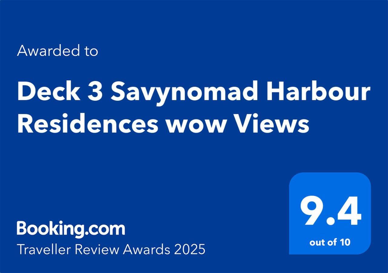 Deck 3 Savynomad Harbour Residences Wow Views Cospicua 外观 照片